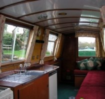 The Ginger4 canal boat