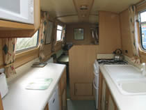 The Grebe canal boat