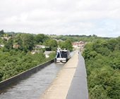 The Pontcysyllte Aqueduct on the Llangolen canal The Pontcysyllte Aqueduct on the Llangolen canal