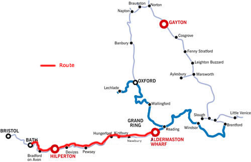 The Bath And Return From Aldermaston.php cruising route map The Bath And Return From Aldermaston.php cruising route map