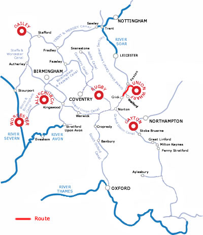 The Crick And Return From Market Harborough.php cruising route map The Crick And Return From Market Harborough.php cruising route map