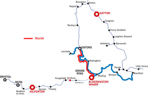 The Oxford And Return Along The Thames From Aldermaston.php cruising route map The Oxford And Return Along The Thames From Aldermaston.php cruising route map